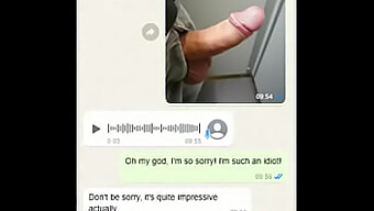 Steamy Encounter: Teen'S Unexpected Whatsapp Mishap With Mature Stepmom