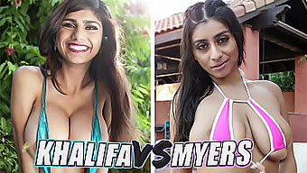 Mia Khalifa Og Violet Myers Konkurrerer I Runde To Af Botg